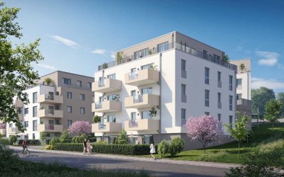 Schwellenfreie 3-Zimmer-Wohnung in Bad Endbach - Neubau