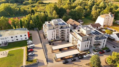 Sofort bezugsfreie Neubau-Eigentumswohnung mit eigeneem Gartenanteil in ruhiger Lage von Homburg