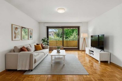 Gepflegte Wohnung mit 2 Balkonen und Garage in Ludwigsburger Oststadt