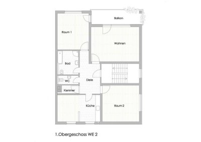 Darmstadt Paulusviertel - Moderne 3 Zimmer Komfort-Wohnung