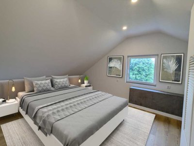 Charmante Dachgeschosswohnung - renoviert & stadtnah