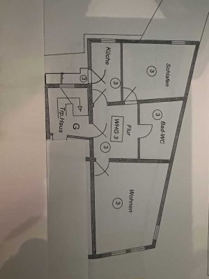 Sofort frei, charmante 2-Zimmer-Altbauwohnung im Herzen von Calw