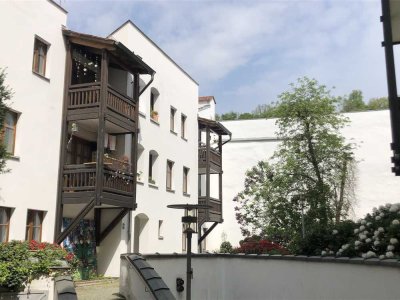 Helle 2-Zimmer-Wohnung mit Balkon im 2. OG in Passau-Altstadt