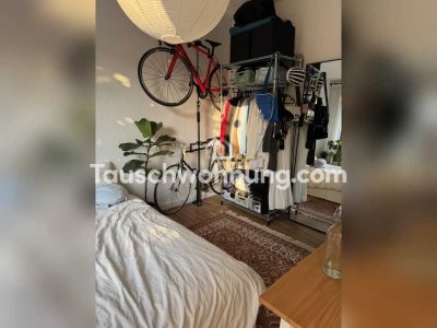 Tauschwohnung: Gemütliche 1-Zimmer Wohnung mit hohen Decken und Garten