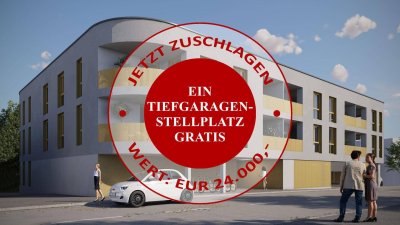 CITY LIFE SCHWANENSTADT - Erdgeschosswohnung. EXKLUSIVES ANGEBOT: Ein TG-STELLPLATZ GRATIS!