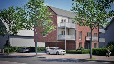 exklusiver Neubau - großzügige helle 3 Zimmer Wohnung mit EBK u. Balkon