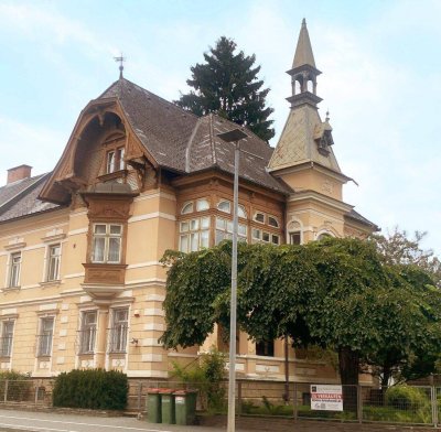 Knittelfeld: Historische Stadtvilla mit Seltenheitswert – Repräsentatives Wohnen &amp; Arbeiten im Stil der Jahrhundertwende