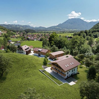 Hochwertige 4-Zimmer-EG Neubauwohnung mit Bergblick