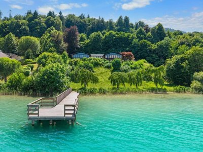 Rarität am Wörthersee – Exklusive Liegenschaft direkt am Wasser in Bestlage
