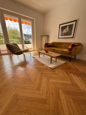 Exklusive 2-Zimmer-Designwohnung in Düsseldorf-Oberkassel – voll möbliert, Top-Lage, sofort bezugsf.