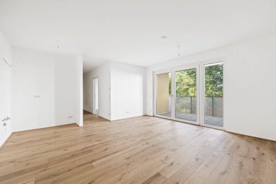 PROVISIONSFREI | Bezaubernde 3-Zimmer-Wohnung mit Grünblick | Ideale Aufteilung | Balkon &amp; Loggia