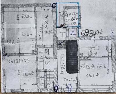 Geräumige 2,5 Zimmerwohnung EG