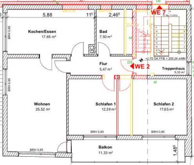 Geschmackvolle, neuwertige 3-Zimmer-Wohnung mit geh. Innenausstattung mit EBK in Freiburg/Zähringen