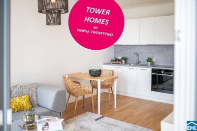 Rooftop Living bei der U1 Kagran – TOWER HOMES im V22