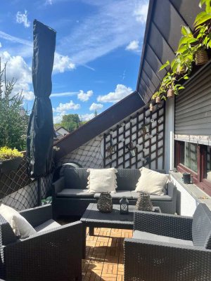 Modernisierte 2-Zimmer-Wohnung mit Balkon und Einbauküche in Backnang