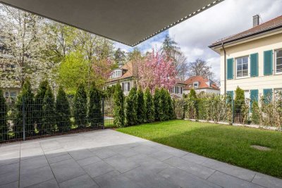 GARDEN // Hochwertig teilmöblierte 5-Zimmer-Wohnung mit Gartenanteil