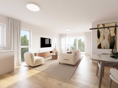 Exklusive 3-Zimmer-Wohnung im 1. OG mit Südbalkon | Neubau Erstbezug in Langenfeld-Reusrath
