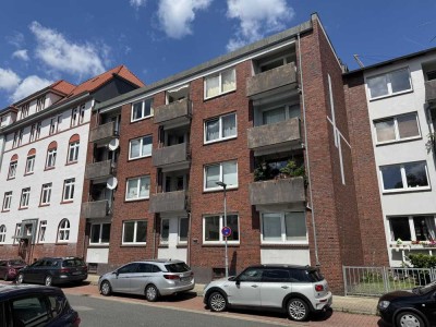 Gemütlicher Rückzugsort nahe Ems-Jade-Kanal – 2-Zimmer-Wohnung mit Balkon