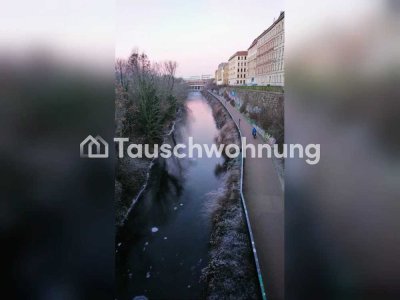 Tauschwohnung: Schön geschnittene 3-Zi-Wohnung mit Blick auf dem Kanal