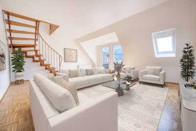Gepflegte Maisonette-Wohnung in Nassau mit Balkon und Tiefgarage