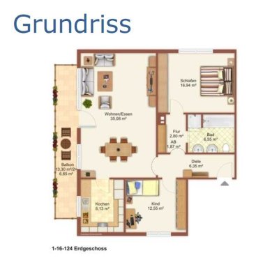 Schöne, geräumige drei Zimmer Wohnung in Groß-Gerau (Kreis), Kelsterbach