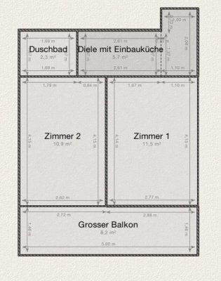 Bezugfreie  2 Zi.-Wohnung in Konstanz Wollmatingen zu verkaufen