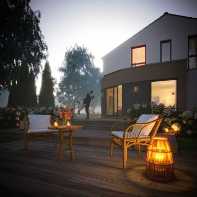 Baugrundstück mit Neubau - Einfamilienhaus in schöner Lage