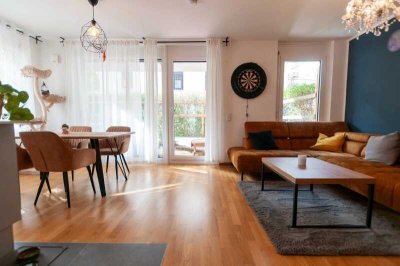Neustadt - unerwartet ruhig gelegene 3-Zimmer-Wohnung mit Terrasse und Einbauküche