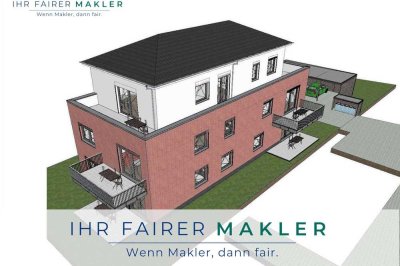 Neubau 2026! Energie A! 3-Zimmer Wohnung mit 1-Zimmer Einliegerwohnung in bester Lage von Lilienthal