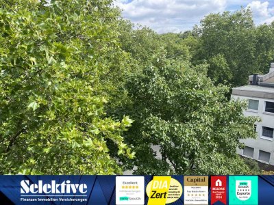 Altengerechte Wohnung mit Aufzug u. Balkon inkl. Parkblick, barrierefreiem Zugang Nähe DU-Zentrum