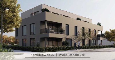 Geschmackvolle 2-Zimmer-Erdgeschosswohnung mit gehobener Innenausstattung in Voxtrup (Kamillenweg32)