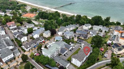 Apartment mit Meerblick in Strandnähe