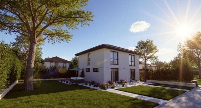 Energieeffiziente Stadtvilla mit Galerie und flexiblem Homeoffice