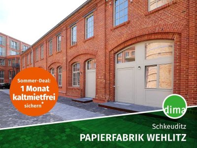 ERSTBEZUG sanierte Papierfabrik | Maisonette-Whg. mit Garten, Südwest-Terrasse, Gäste-WC, HWR u.v.m.
