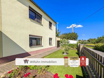 1-2-Familienhaus in idyllischer Lage! | Großer Garten mit Obstgehölz | Brunnen & Garagen | Glasfaser