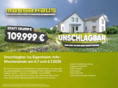Unschlagbar - ein Ausbauhaus vom Marktführer inkl. Haustechnik