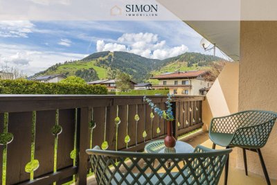 Provisionsfrei: Zweitwohnsitznutzung - Sanierte 2,5-Zimmer-Wohnung mit Balkon &amp; Bergblick auf die Schmittenhöhe