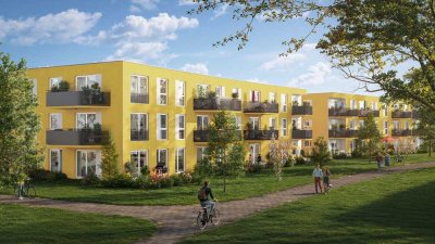 Erstklassig wohnen! 4-Zimmer-Neubau mit Balkon und Fußbodenheizung