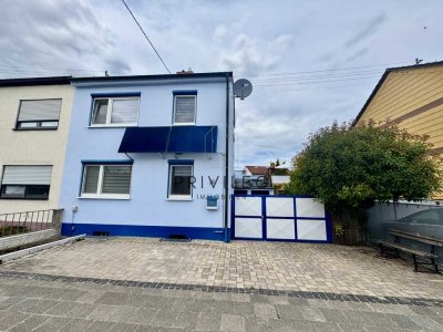 Praktisches Zweifamilienhaus: Doppelhaushälfte mit zwei abgeschlossenen Wohnungen in Böhl