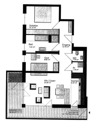 Schöne, helle 3-Zimmer-Wohnung in Oberkochen voraussichtlich ab 01.11.2025 zu vermieten