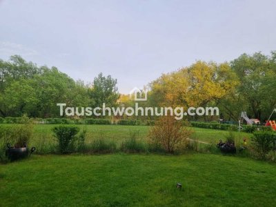 Tauschwohnung: 2-Raum-Gartenwohnung im Grünen - Köpenick (Neubau)
