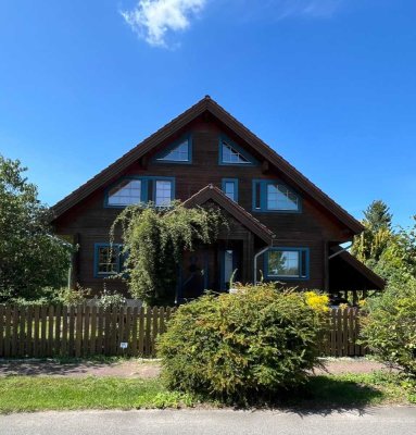 Gemütliches Blockbohlenhaus in Oranienburg-Schmachtenhagen – massiv, modernisiert & naturnah
