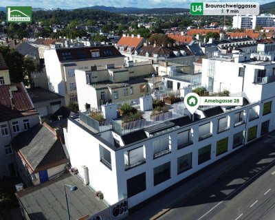 Neubau-Erstbezug in sehr guter Lage in Penzing. Hohe Qualität und gelungener Wohnungsmix. Küchen inklusive!