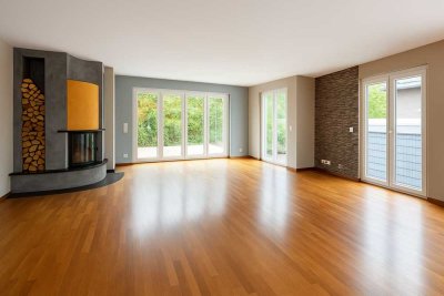 Moderne Doppelhaushälfte mit Kamin, Sauna & Einliegerwohnung – Top-Lage Erzhausen