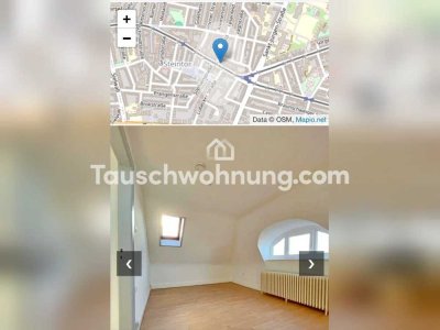 Tauschwohnung: helle 1-Zimmer Dachgeschosswohnung gegen 2-3 Zimmerwohnung