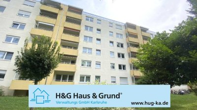 FREI! 3-Zimmerwohnung mit Balkon und Garage in zentraler Lage der Südweststadt
