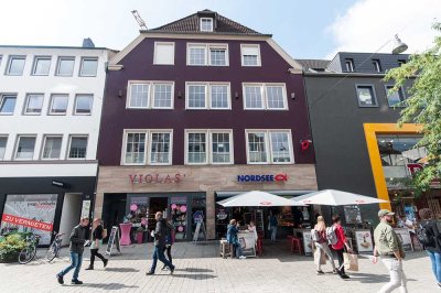 2-Zimmer-Wohnung in der Fußgängerzone