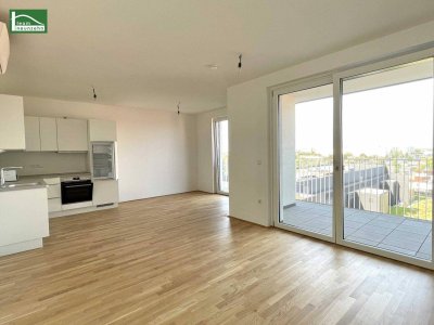 Charmante 2-Zimmer Wohnung mit Weitblick - Küche, Freifläche und Klimaanlage inklusive!