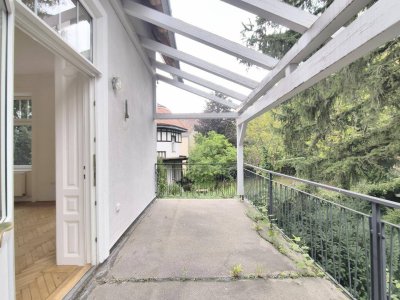 Heller Altbautraum mit großzügigem Balkon und Blick ins Grüne