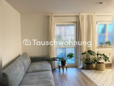 Tauschwohnung: Helle 3-Zi-WHG mit Balkon undNatur ums Eck (20min von München)